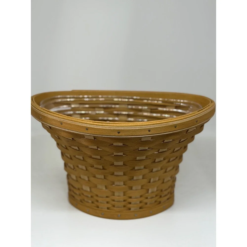 Longaberger Wall Vase Basket Brown At Home Garden Collection Woven Wood 2005